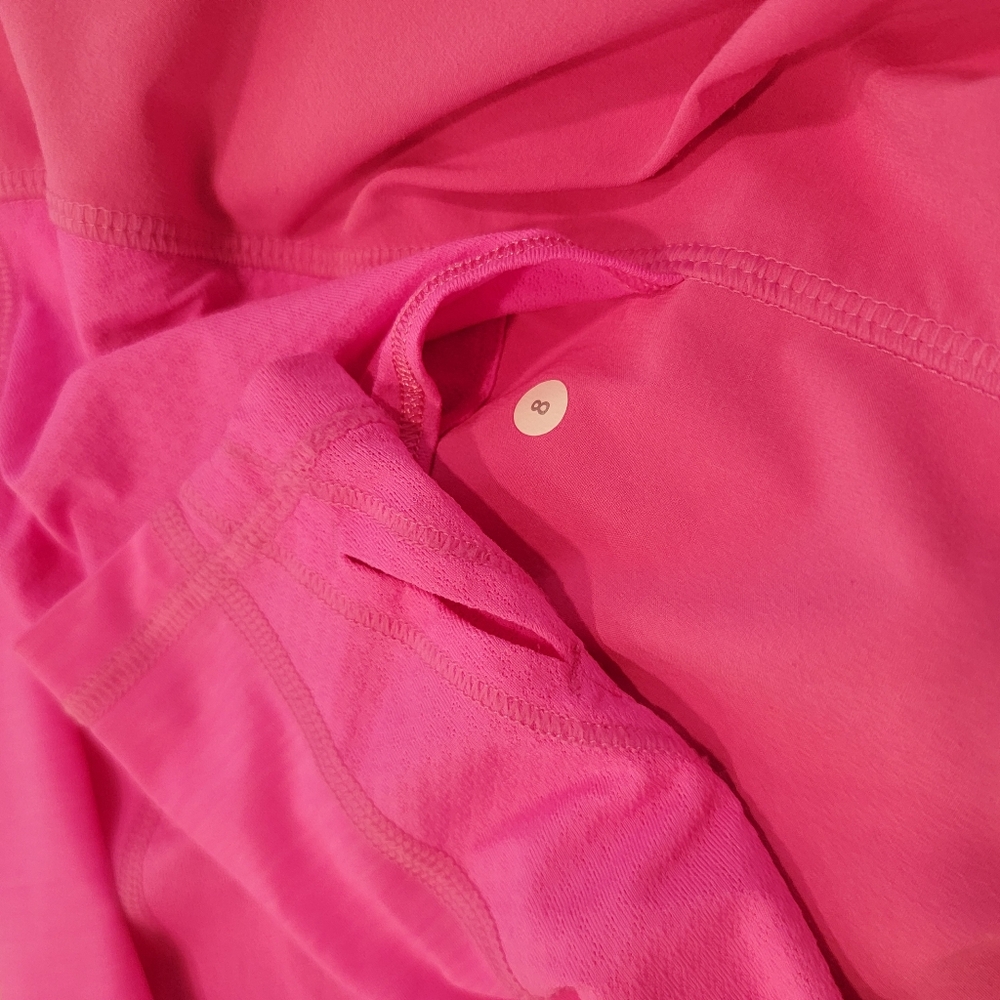 Lululemom Women's Hot Pink Long Sleeve Top Size 8 - Picture 2 of 5